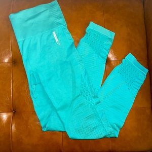 Gymshark 🦈 aqua size medium leggings